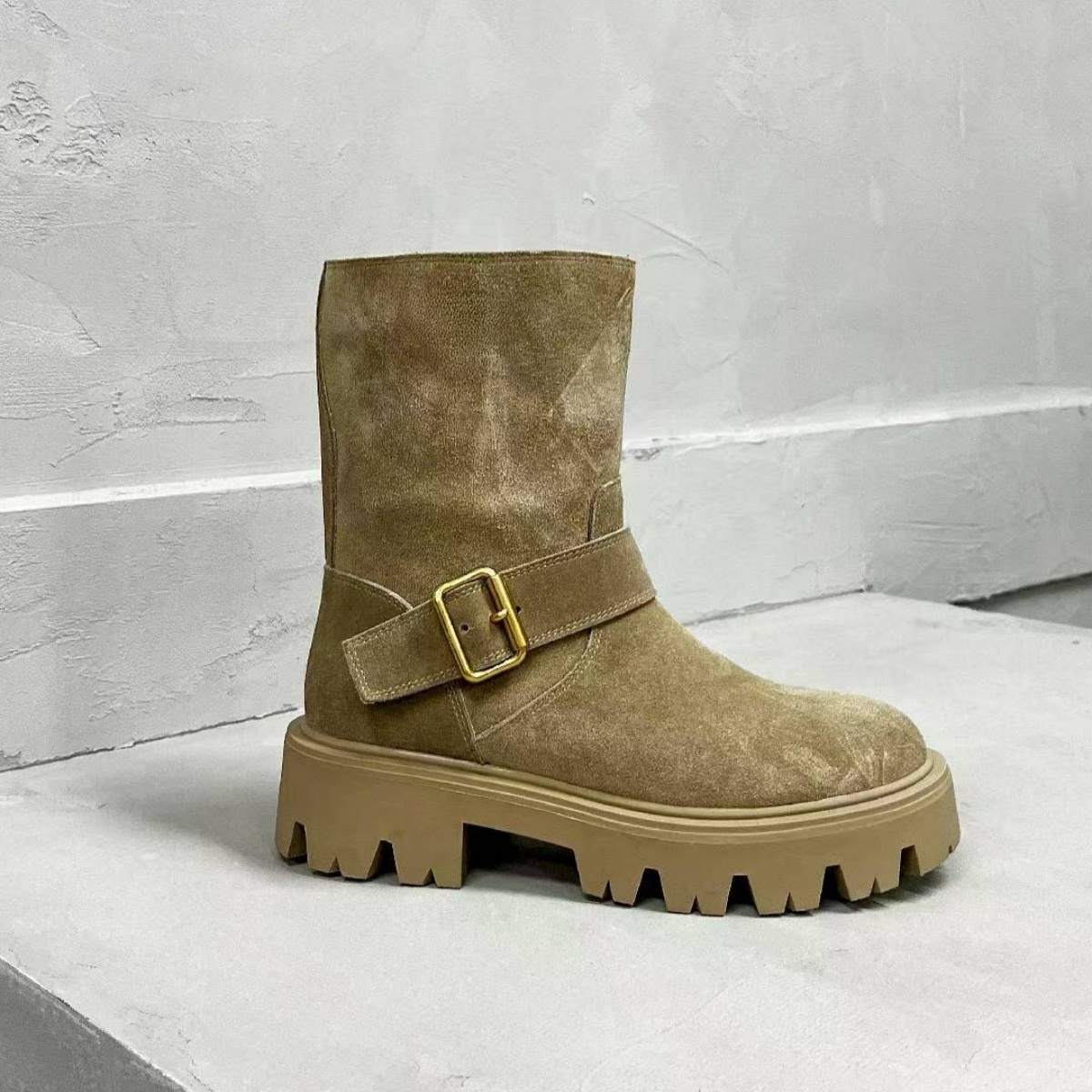 Motorcycle Gear Boots - Botas Femininas de Cano Médio com