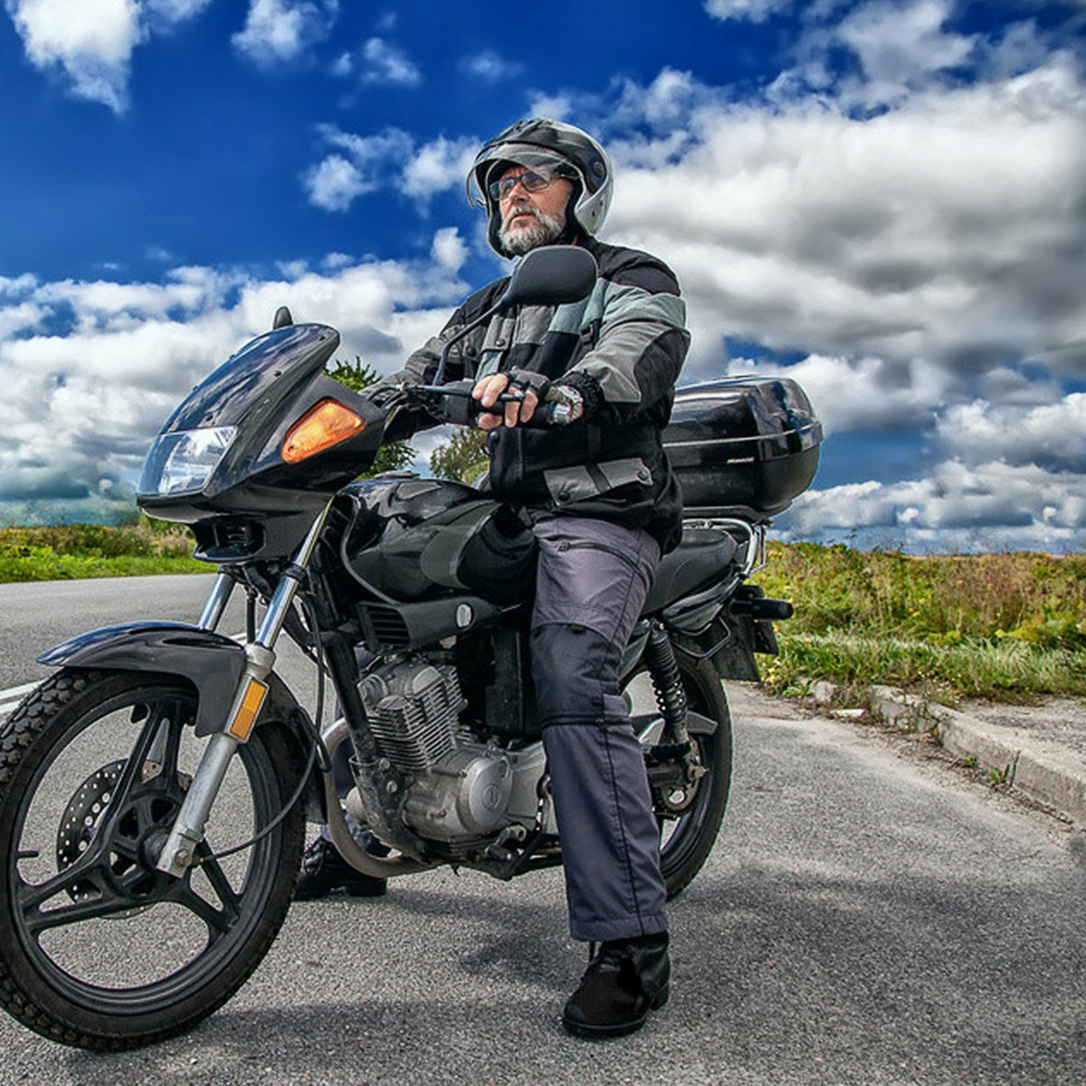 Motorcycle Gear Boots - Protetor de Calçado para Motocicleta Ajustável