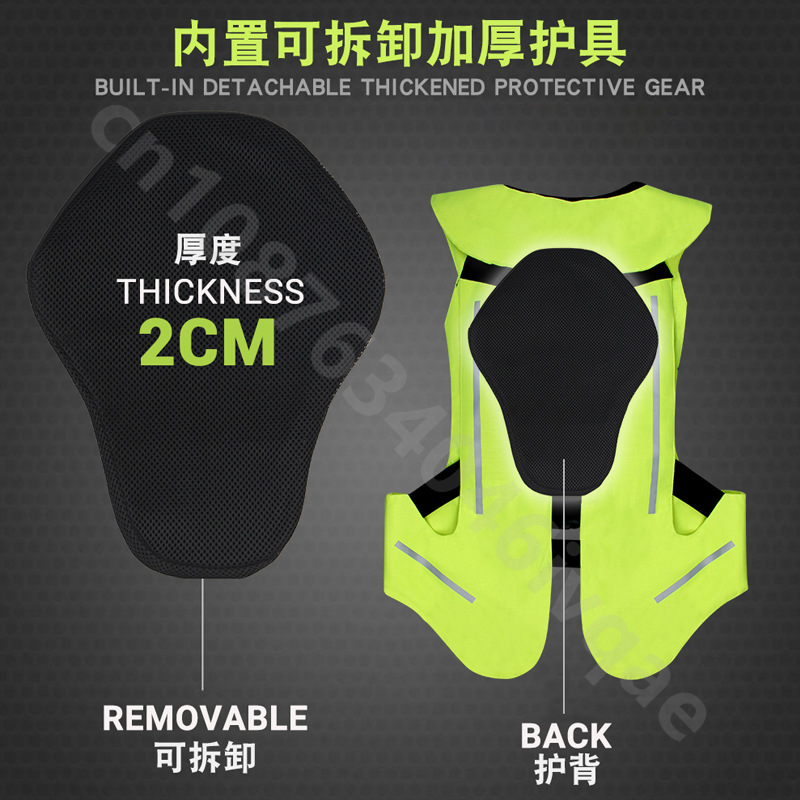 Colete protetor para motocicli - Motorcycle Gear With Airbag avaliação e preço