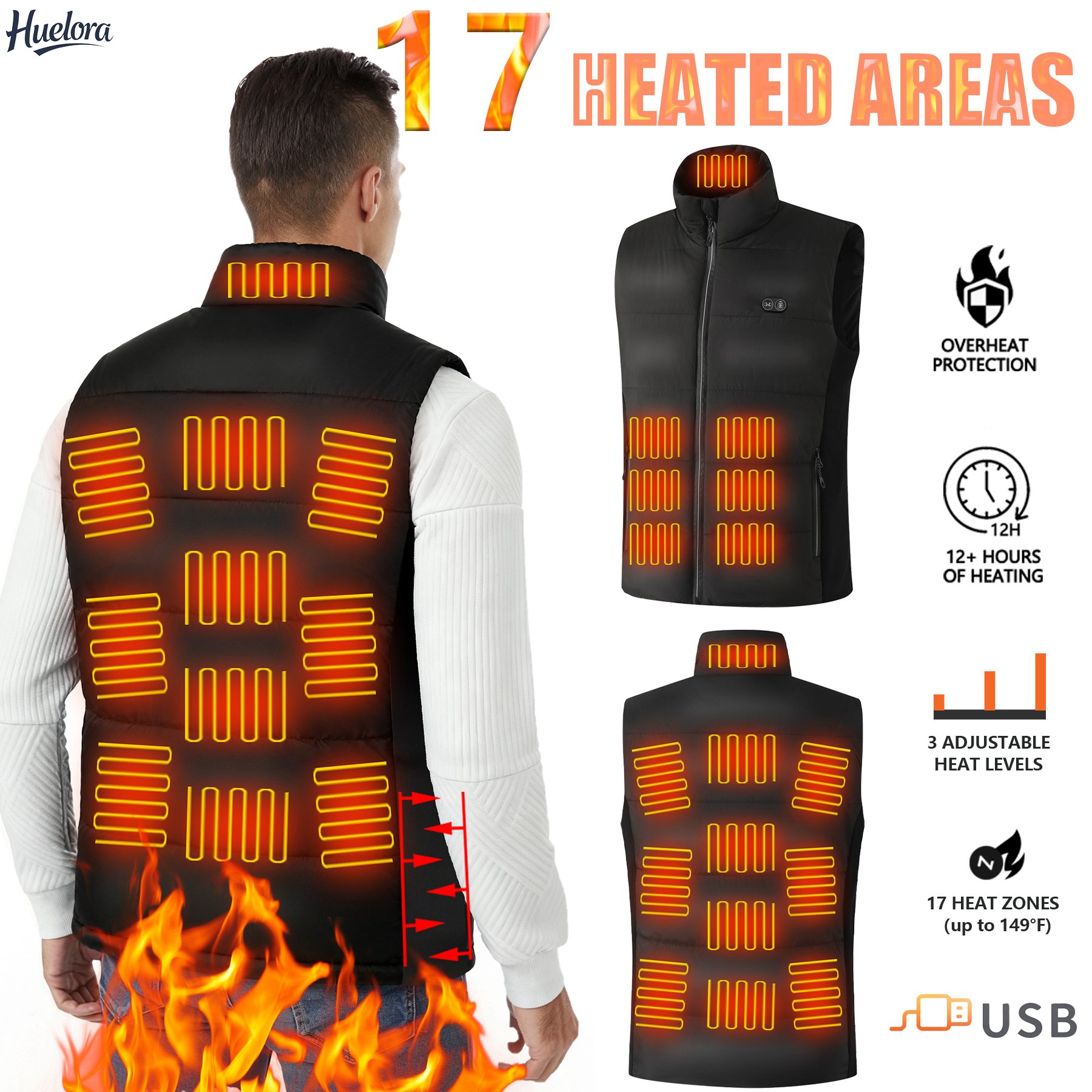 Colete Térmico USB com 17 Zona - Motorcycle Gear Zone avaliação e preço